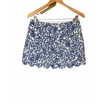 Lilly Pulitzer Colette Scallop Hem Skort Blue Size 4 Oyster Bay Blue Krillin It Photo 1