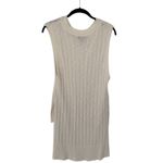 EXPRESS SZ M white high-low sweater vest Photo 1