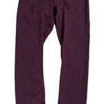 Lululemon Wunder Train Highrise 23" Size 6 Burgandy Athlesiure Minimalist Photo 0