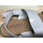 Journee Collection Lavine Statement Womens 9.5 Beige Faux Leather Strappy Sandal Photo 5