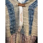 Free People  BEIGE AND PINK SHORT SLEEVE DRESS SMALL (L8) Photo 2