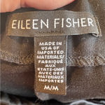 Eileen Fisher  Black Casual Straight Leg Trouser Dress Pants Womens M Classic Photo 2