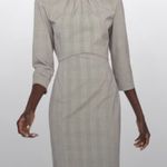 ZARA  Plaid Brown 3/4 Sleeve Sheath Dress - Size - XS Photo 1