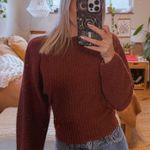 Pink Rose Maroon Sweater Photo 0