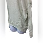 Anthropologie Womens XS Cropped Drop Dolman Sleeve Sweater Ribbed Light Green Photo 2