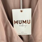 Show Me Your Mumu Jess Dress Size Small NWT Ruffle Bridesmaid Midi Dusty Blush Photo 4