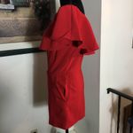 Love...Ady  Ruffle Popover Romper in red M Photo 4