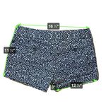J.Crew Women's Size 8 Navy Blue & White Retro Geometric Patterned Shorts Photo 3