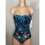 Nicole Miller New. tropical one piece. Small. Retails $99 Photo 6
