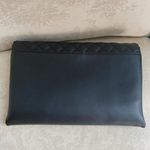 J.Crew Black clutch bag with chain link strap. Photo 2