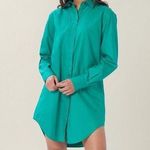 Revolve Lita by Ciara oversized shirt dress green medium Photo 0