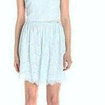 NEW Lark & Ro Womens ICE BLUE SCALLOP LACE Sleeveless 2PC SKIRT TOP Dress SZ 12 Photo 2