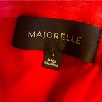 Majorelle  Red Chiffon Ruffled Lace Maxi Dress
size S Photo 6