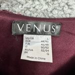 Venus Boho Patchwork Cold Shoulder Dress Large Floral Mixed Print Sheer Festival Purple Photo 5