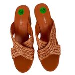 Marc Fisher NWOB  MFLynn Raffia Woven Cross Strap Wedge Platform Sandals Size 9.5 Photo 9