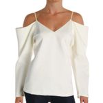 MARE MARE Karl Blouse Size Small Cold Shoulder Top NWT Anthropologie Off White Photo 0