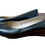 Salvatore Ferragamo  Black Leather Flat Shoes Photo 0