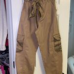 Heartloom  Khaki Tie-Waist Joggers Photo 0