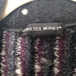 Love Sex Money cardigan size large Purple Photo 2