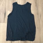 All Saints Blue Mellon Tunic Tank Top with Knot Small Photo 6