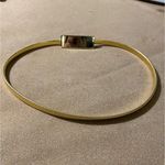 Stretch Belt 70s Disco Vintage Gold Tone Adjustable Metal Rectangular Clasp Size 28 Photo 5