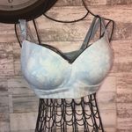 PINK - Victoria's Secret Victoria’s Secret PINK tie dye bra blue and white comfy bra size large Photo 0