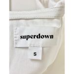 superdown NWT  Gianna Strapless Sweetheart Thong Bodysuit White Women's Size S Photo 5