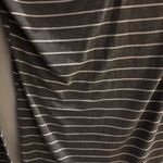 Rue 21 Gray and White Long Sleeved Top with Green Bow on Back Photo 3