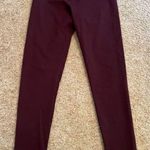 Victoria's Secret Knockout by Victoria Workout Leggings Burgundy Size M Photo 0
