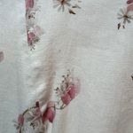 Zimmermann  Dancer Linen Flounce Minidress Floral Print Ivory Cap Sleeve Size 3 Photo 9