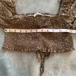 Timing NWT  smock cinch crop top taupe size M Photo 5