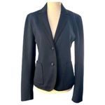 Gap  The Academy Blazer Navy and Black Trim Academia Old Money Career 4 Photo 2