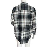 Madewell  Shirt Womens Small Flannel Sunday Shirt‎ Midnight Green Shacket Casual Photo 2