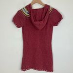 Vintage Mossimo Supply Co. red fairisle lambswool hooded mini dress. Size M Size M Photo 1
