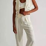 Free People Gabbie Vest Suit Set Size 6. B17 Photo 0