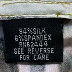 Nicole Miller Y2K Retro Vintage Women’s  Studio Funky Artsy WhimsiGoth Silk Top S Photo 6