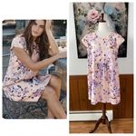 Super Cute J. Jill Love Linen Pintuck Shift Dress! Pink Size undefined Photo 1