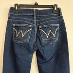 Wrangler Classic Dark Wash Flare Blue Women's Jeans Size 3/4 /30 Photo 5