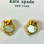 Kate Spade NWT earrings-adorable owls w/pearl like enamel stones for body of owl Photo 0