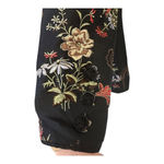 Coldwater Creek Silk Floral Embroidered Blazer Jacket Black Cottagecore M Photo 7