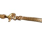 Vintage 14k Solid Gold 585 Gold Herringbone Flat Necklace Made in Italy Photo 7