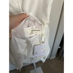 CommeNse White Mini Dress Pleated Corset Sleeveless Party Cocktail Size L Size L Photo 2