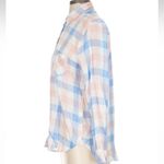 Rails  Blue and Peach Brandy Plaid Button-Down Shirt Women’s Size Small S Photo 5