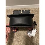 NEW Diophy Women's Vegan Leather Black Handbag w/ Aztec Guitar Strap Photo 9