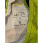 Athleta  tank top built in bra‎ lime green Photo 3