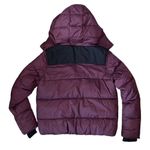 DKNY Sport NWT Puffer Jacket Hooded Colorblock Burgundy w/Zipper Front $169.50+ Photo 1
