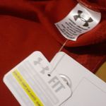 Under Armour  Red Semi-Fitted Cold Gear Quarter Zip Compression Pullover SIZE L Photo 1