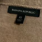 Banana Republic Open Front Tan Linen Blend Cardigan XS Basic Preppy Workwear Photo 3