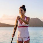 Lucy Wade In‎ Out, Women’s Water Tank Top Size XL Fuchsia Pink Paddleboard NWT Photo 2