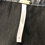 Free People Shiny Blue Vegan Leather Mini Skirt Size S Photo 8